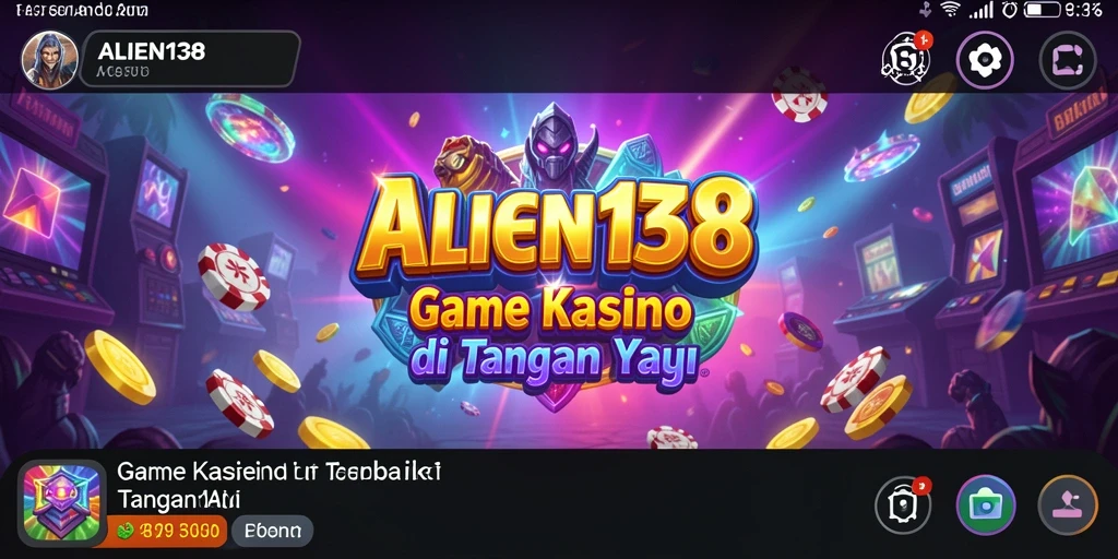Tampilan gameplay seru dari ALIEN138 dengan berbagai pilihan permainan Kasino.
