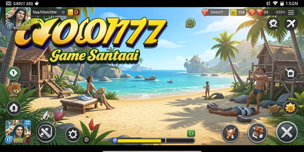 Tampilan gameplay COO77 yang seru dan penuh warna.