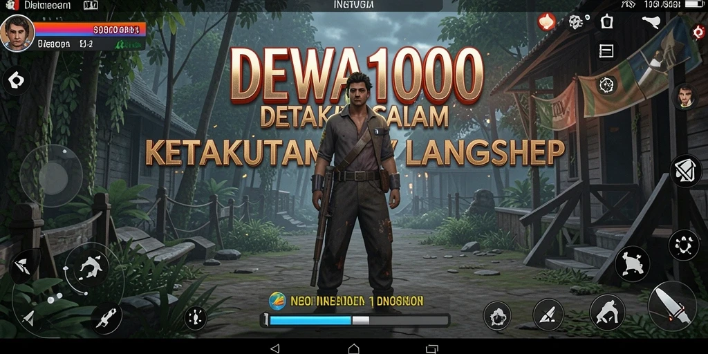 Gameplay menegangkan DEWA1000 dengan suasana yang mencekam.