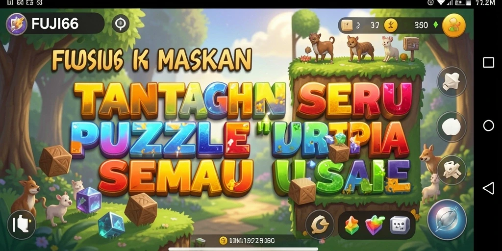 Tampilan gameplay FUJI66 dengan berbagai teka-teki menarik.
