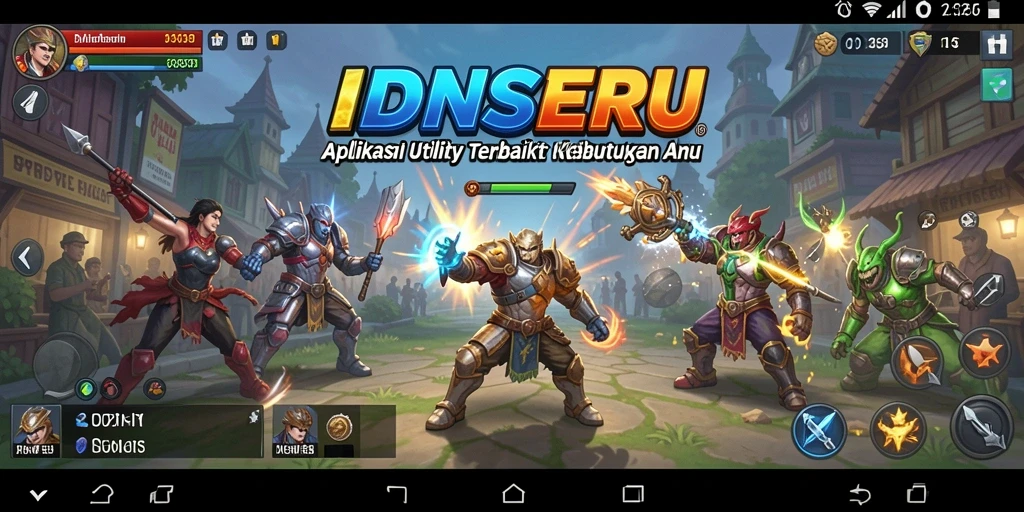 Tampilan antarmuka IDNSERU yang modern dan fungsional.