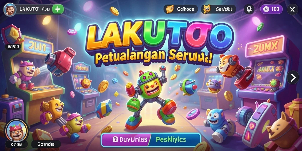 Screenshot gameplay LAKUTOTO yang penuh aksi dan tantangan.