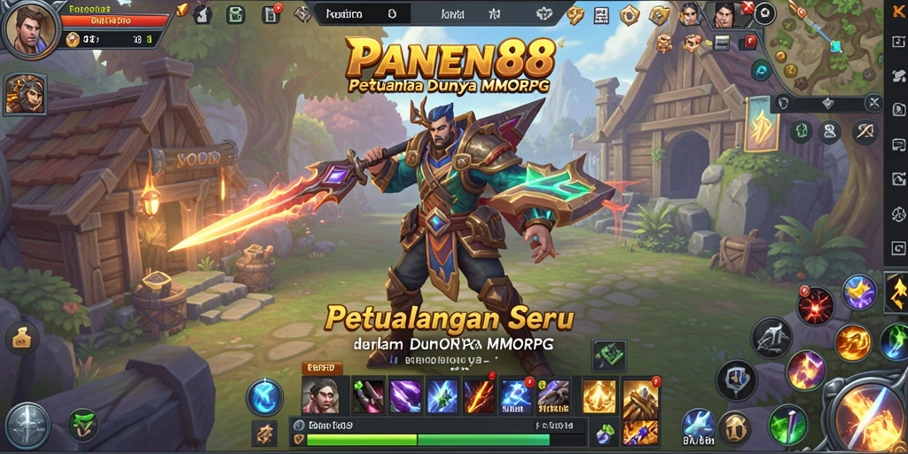 Tampilan gameplay epik dari <strong>PANEN88</strong> dengan pertarungan seru dan grafis menakjubkan.
