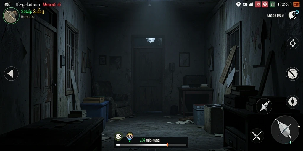 Screenshot utama S80 menampilkan suasana menegangkan dan mencekam dari gameplay.