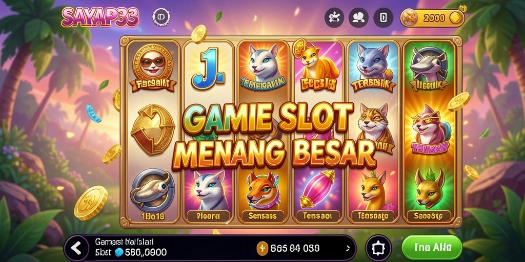 Tampilan gameplay menawan dari SAYAP33 yang menggembirakan.